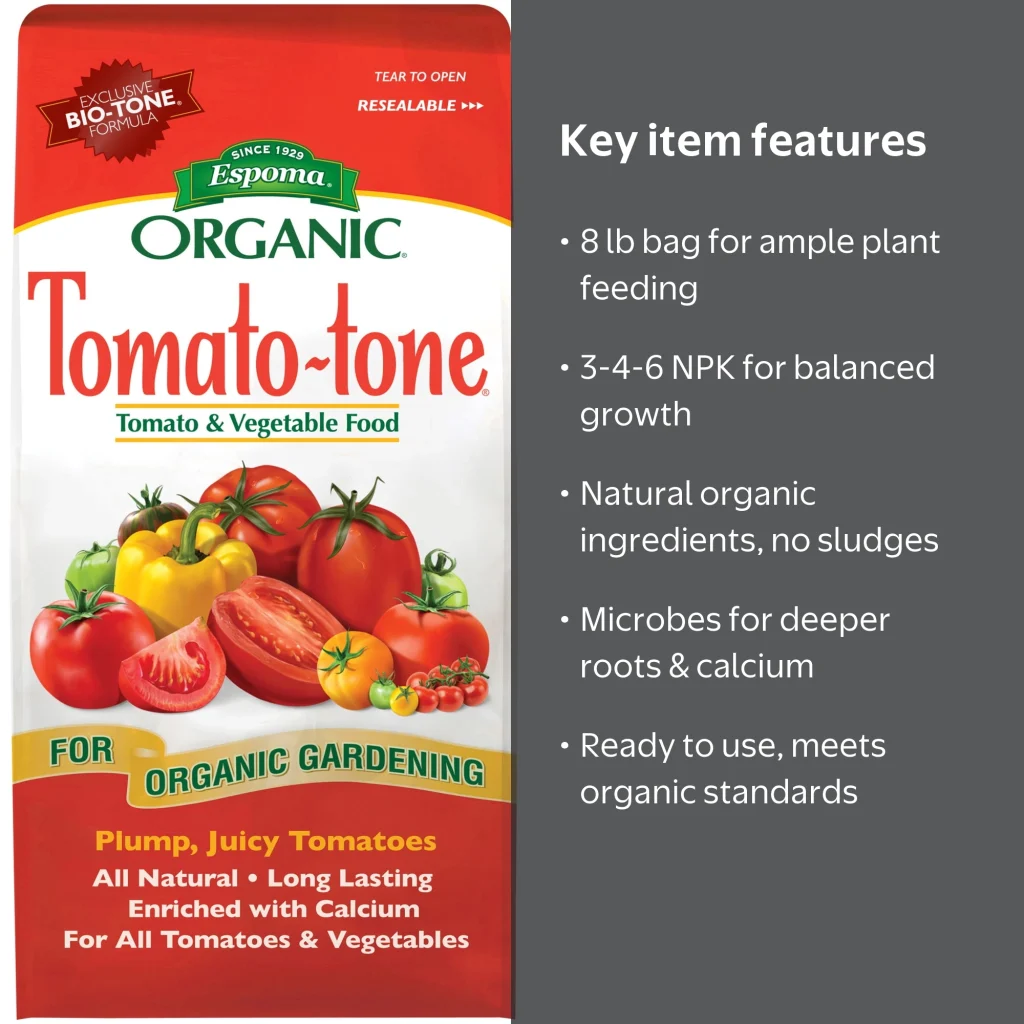 Espoma Tomato-Tone Organic Fertilizer Benefits Espoma Tomato-Tone Organic Fertilizer Benefits