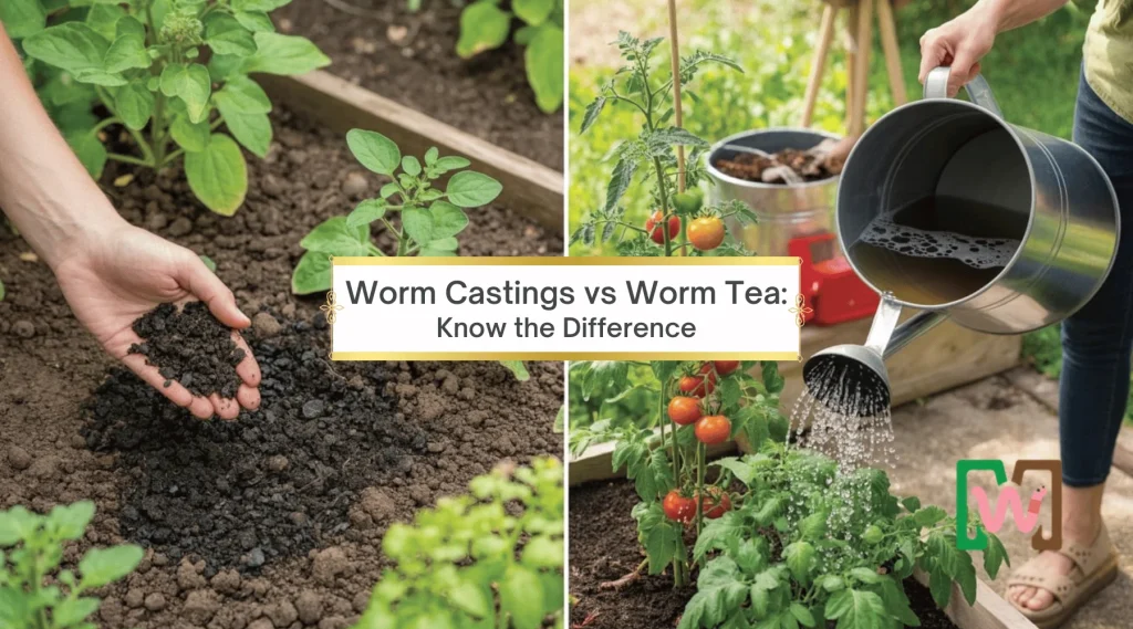 Worm Castings vs Worm Tea: When to Use Each for Best Garden Results Worm Castings vs Worm Tea: When to Use Each for Best Garden Results